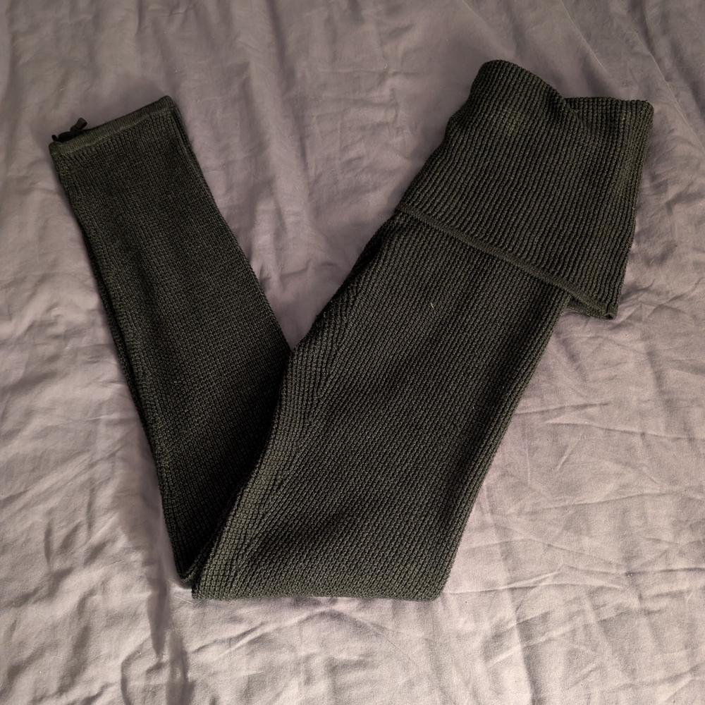 lululemon athletica Charcoal Knit Leggings